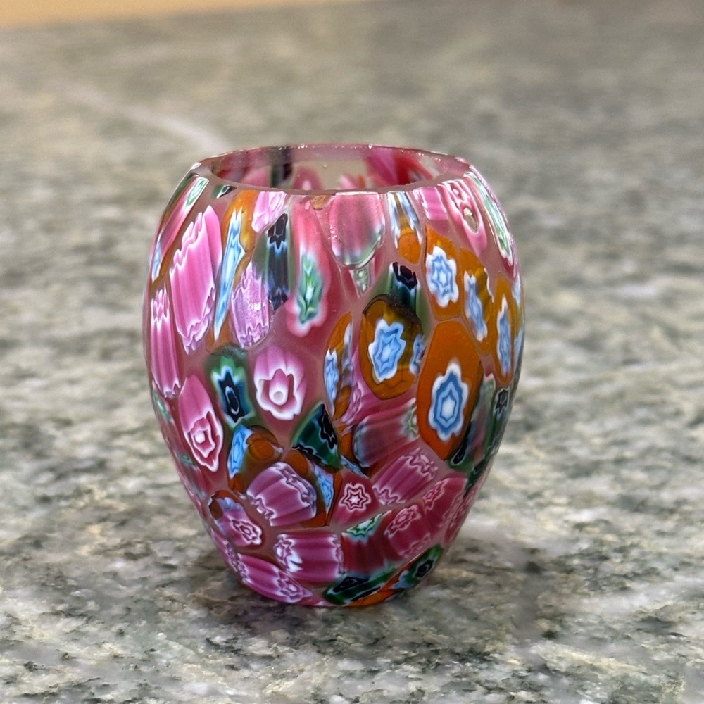 Italian Milifiorni mini vase